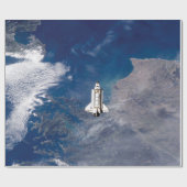 NASA Space Shuttle Endeavour STS-113 Earth Orbit Geschenkpapier (Flach)