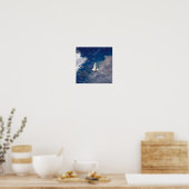 NASA Space Shuttle Endeavour STS-113 Earth Orbit Poster (Küche)