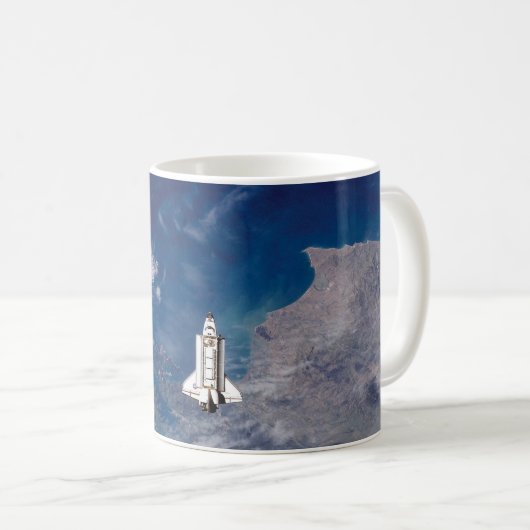 NASA Space Shuttle Endeavour STS-113 Earth Orbit Tasse (VorderseiteRechts)