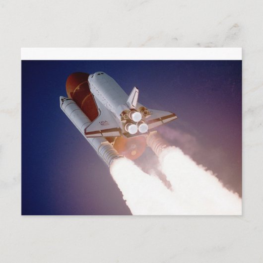 NASA Space Shuttle Foto Postkarte (Vorderseite)