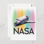 NASA Space Shuttle Postkarte (Vorne/Hinten)