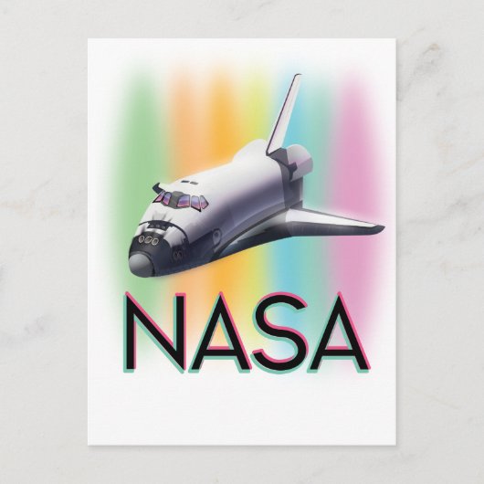 NASA Space Shuttle Postkarte (Vorderseite)
