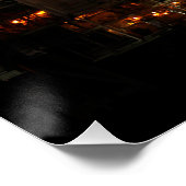 NASA Space Shuttle-Start in der Nacht Poster (Ecke)