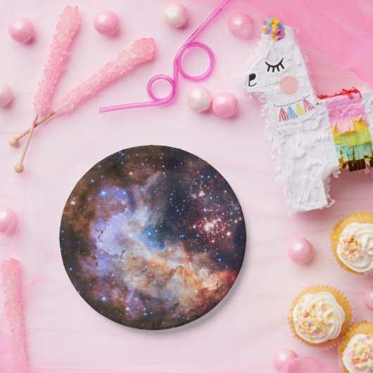 NASA Star Cluster Celestial Pappteller (Party)