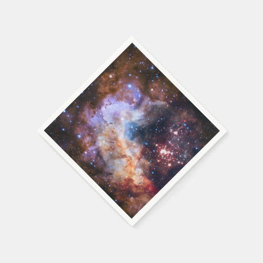 NASA-Sternencluster Himmelspapier Serviette (Ecke)