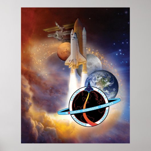 NASA STS-114 Shuttle Mission Roster - 2005 Poster (Vorne)