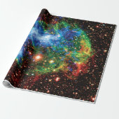 NASA Supernova Remnant W49B Gamma Ray Burst Foto Geschenkpapier (Ungerollt)