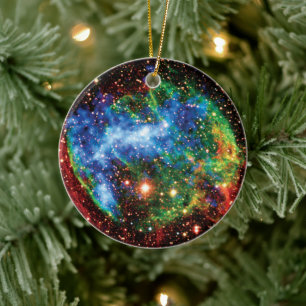 NASA Supernova Remnant W49B Gamma Ray Burst Foto Keramik Ornament
