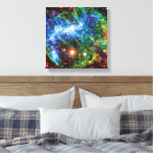 NASA Supernova Remnant W49B Gamma Ray Burst Leinwanddruck (Insitu (Schlafzimmer))