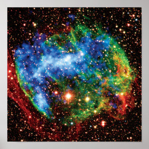NASA-Supernova-Überrest W49B Gamma-Strahlungs-Ausb Poster
