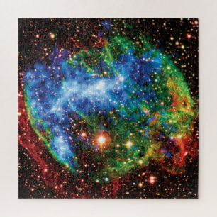 NASA-Supernova-Überrest W49B Gammastrahlen-Ausbruc Puzzle