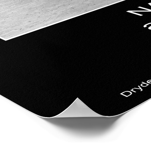 NASA-Testpilot Cecil Powell Poster (Ecke)