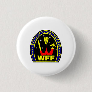Nasa Wallops Flight Facility Insignia  Button