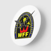 Nasa Wallops Fluganlage Insignien Runde Wanduhr (Winkel)