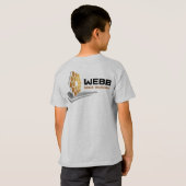 NASA Webspace Telescope Mercury Gray Kids" T-Shirt (Schwarz voll)
