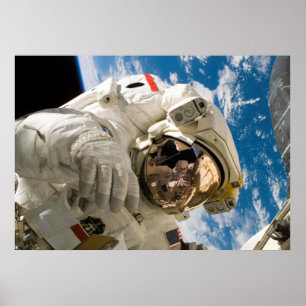 NASA Weltraumspaziergänger Poster