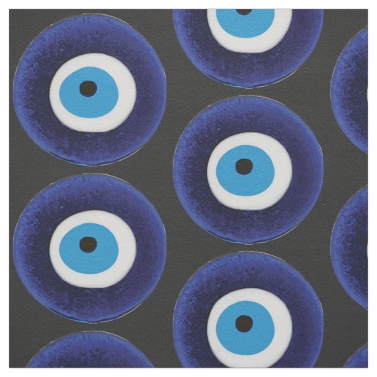 Nasar Evil Eye Protection Amulet Blue Beet Symbol Stoff (Muster)