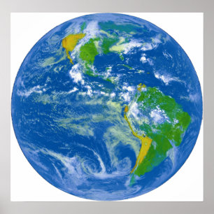 NASAs Big Blue Marmor Poster