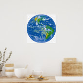 NASAs Big Blue Marmor Poster (Küche)