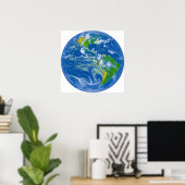 NASAs Big Blue Marmor Poster (Heimbüro)