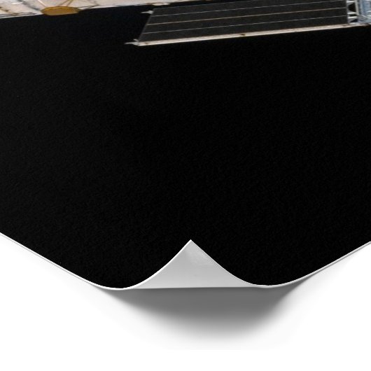 NASAs Hubble telescope Poster (Ecke)