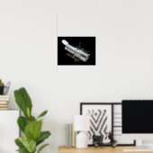 NASAs Hubble telescope Poster (Heimbüro)