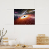 NASAs Massive Black Hole Poster (Küche)