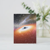 NASAs Massive Black Hole Postkarte (Stehend Vorderseite)