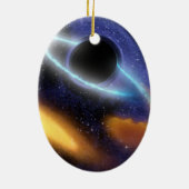 NASAs Schwarzes Loch PIA01884 Keramik Ornament (Hinten)