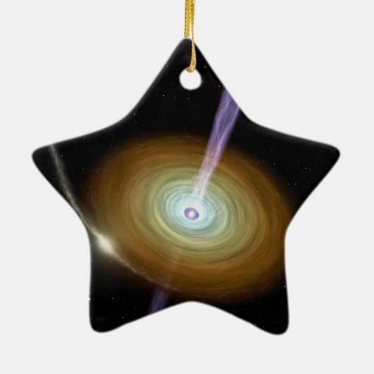 NASAs Stellar Jets Keramik Ornament (Hinten)