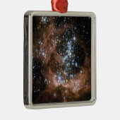 NASAs Triangulum Galaxy Space Hubble-Foto Ornament Aus Metall (Rechts)