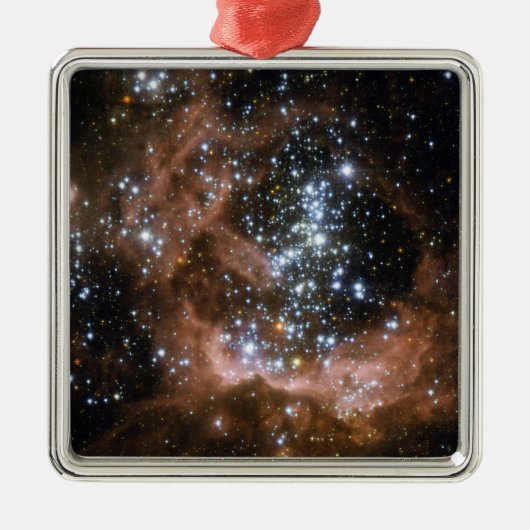 NASAs Triangulum Galaxy Space Hubble-Foto Ornament Aus Metall (Vorne)