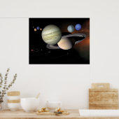 NASAs Unser Sonnensystem Poster (Küche)
