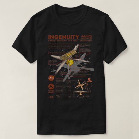 Nasax27s Hubschrauber der Einfallsreichtum T-Shirt (Design vorne)