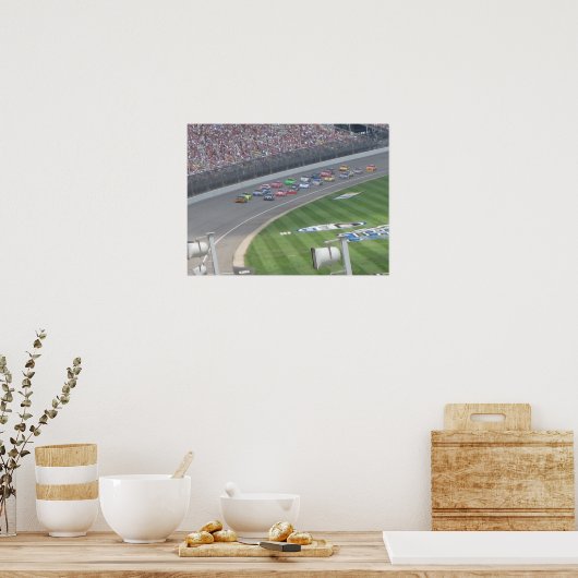 Nascar 2009 bei MIS Poster (Küche)