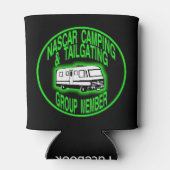 Nascar Camping und Schneiden Dosenkühler (Rückseite)