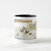 NASCAR Cartoon-Kaffee-Tasse Tasse (Zentrum)