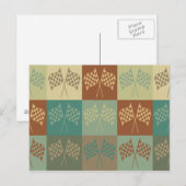 NASCAR Pop Art Postkarte (Vorne/Hinten)