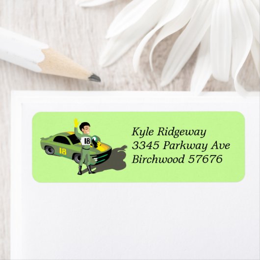 Nascar-Rücksendeadresse (Insitu)