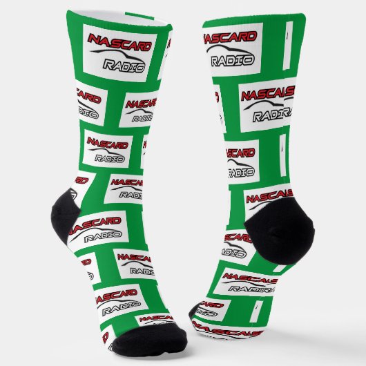 NASCARD RADIO Crew Socks Socken (Gewinkelt)