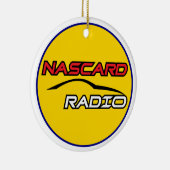 NASCARD RADIO Keramik Circle Ornament (Rechts)