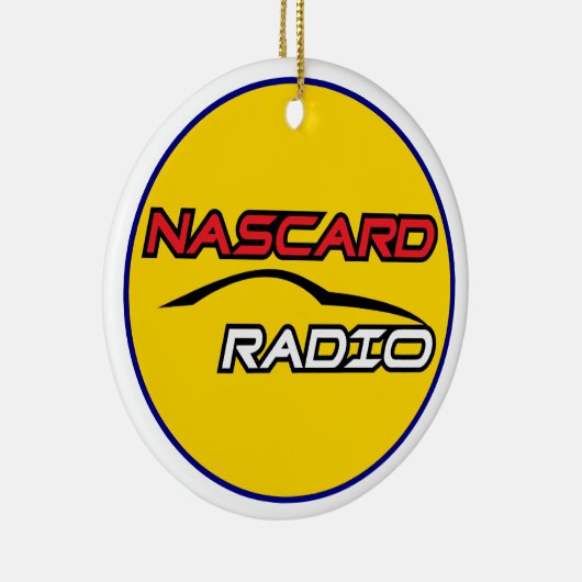 NASCARD RADIO Keramik Circle Ornament (Rechts)