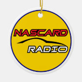 NASCARD RADIO Keramik Circle Ornament (Vorne)