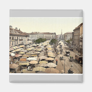 Nasch Markt, Wien, Austro-Ungarn ausgezeichnetes P Magnet
