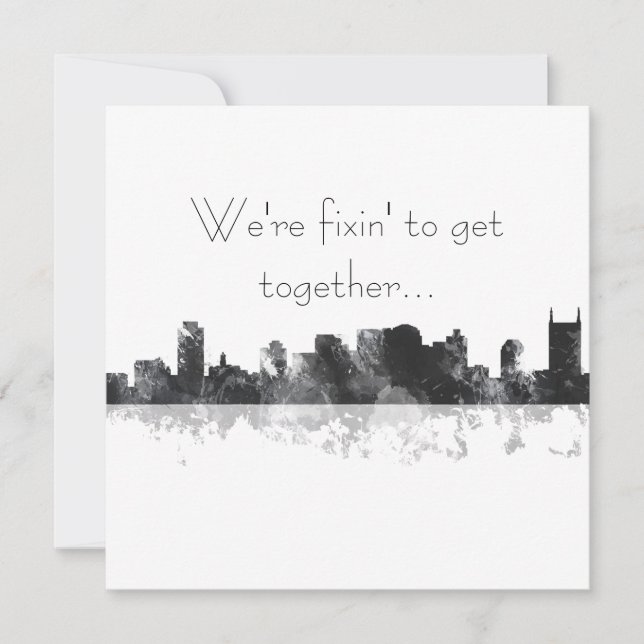 NASCHVILLE, TENNESSEE SKYLINE (Vorderseite)