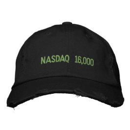 NASDAQ 16000 Stock Market Celebration Bestickte Baseballkappe