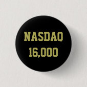 NASDAQ 16000 Stock Market Celebration Button (Vorderseite)