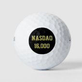 NASDAQ 16000 Stock Market Celebration Golfball (Vorderseite)