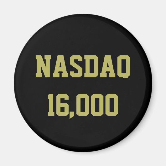 NASDAQ 16000 Stock Market Celebration Magnet (Vorne)