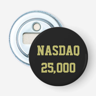 NASDAQ 25000 Börsenfeier Flaschenöffner